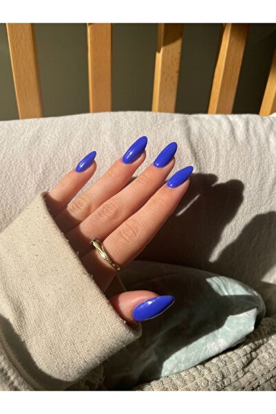 ZERDÜNYA Nail Art Kalıcı Düz Badem Takma Tırnak Seti