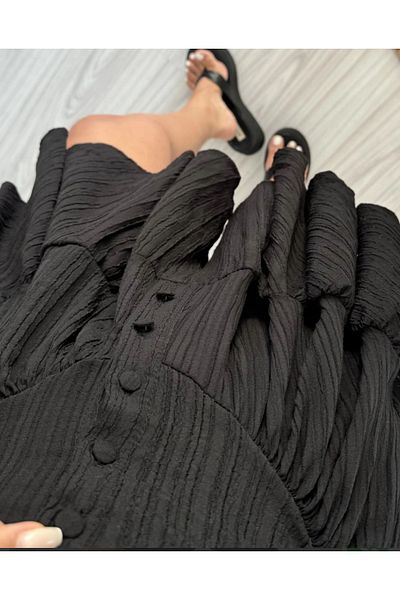 Bak'ap Salopetă Merlin Natural Shorts - Gât rotund
