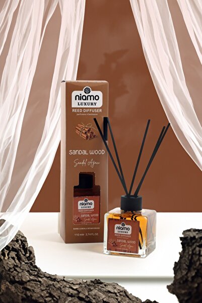 Niamo Sandal Ağacı Kokulu Çubuklu Oda Ve Ortam Kokusu Esansiyel Yağ 110 Ml