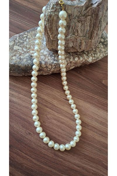 azra takı tasarım Handmade women's, unisex pearl necklace