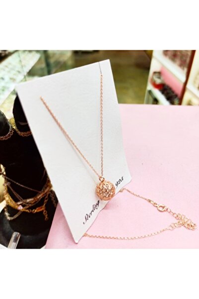 Oriental Kuyumculuk Jewellery Yuvarlak Içi Boş Kafes Top Kolye