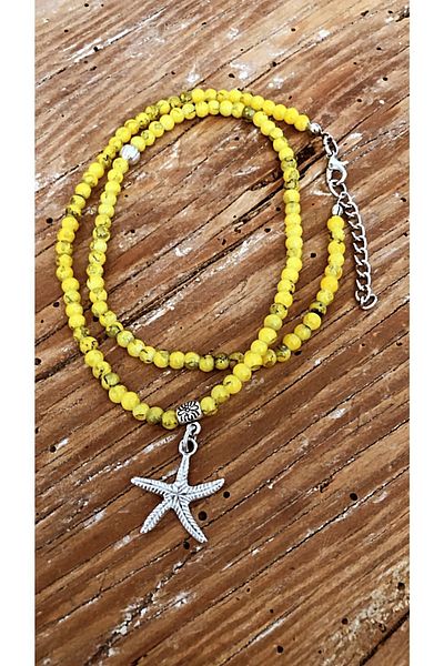 by özllem Bead Double Wrap Anklet