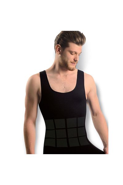 FİT1BEDEN Men's Sports Slim Athlete Type Recovery Belly Slimming Corset Sports Athlete