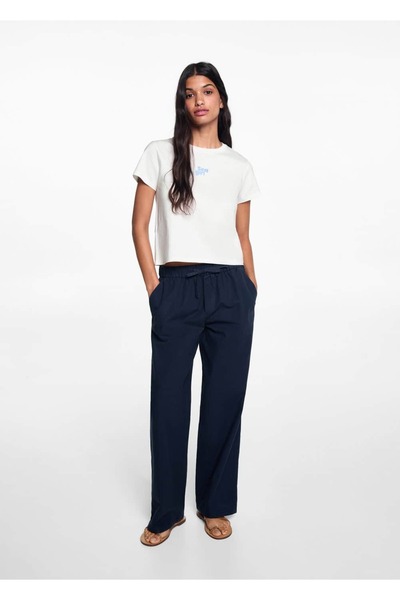 Mango Teen Tricou Alb Pentru Copii