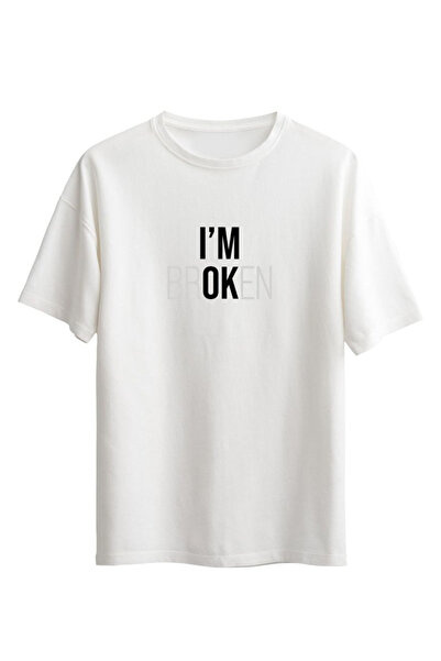 Butik Bafaco Tekstil / Baskılı Unisex Oversize T-Shirt