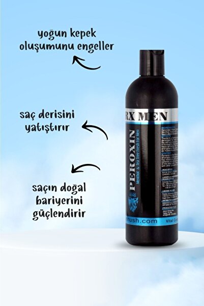 PEROXIN RUSH Vital Complex Menthol & Tea Tree Oıl Şampuan - 330 Ml