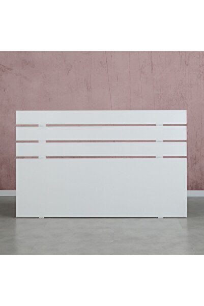 PASİFİC HOME Huga Çift Kişilik Beyaz Yatak Başlığı 160lk / 160 Cm Baza Başlık