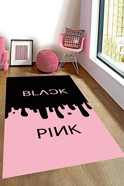 LuxerHome Kaymaz Taban Makinede Yıkanabilir Blackpink Army Kpop Desenli Genç ...