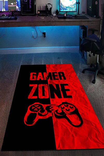 Alpacarpet Kaymaz Taban Makinede Yıkanabilir Gaming Oyuncu Playstation Xbox G...
