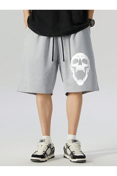 ZEMLİYA Unisex New Fashion Printed Shorts