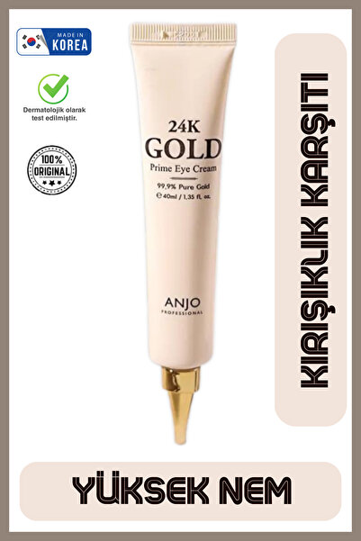 Anjo 24k Altın Özlü Kore Göz Kremi | Kırışıklık Karşıtı & Yoğun Nemlendirici ...