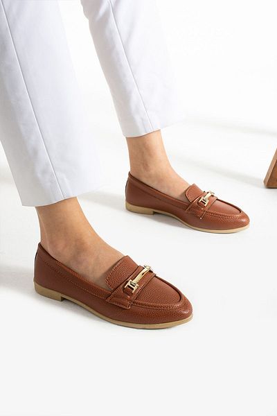 star shoes Balerini de damă cu cataramă în dungi Pantofi de zi cu zi ortopedici, eleganti, confortabili