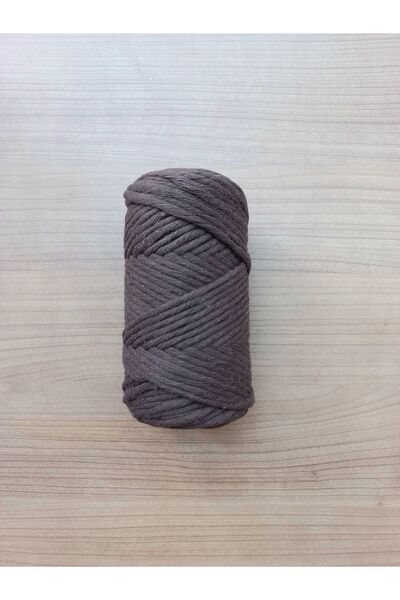 C&A&B KUZEY AVİZE 250 gr 3mm Brown Scannable Macrame Cotton Thread
