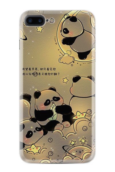 Arvencase Apple iPhone 7-8 Plus Case Cover Happy Series Silicone Ip-7Plus Stk...