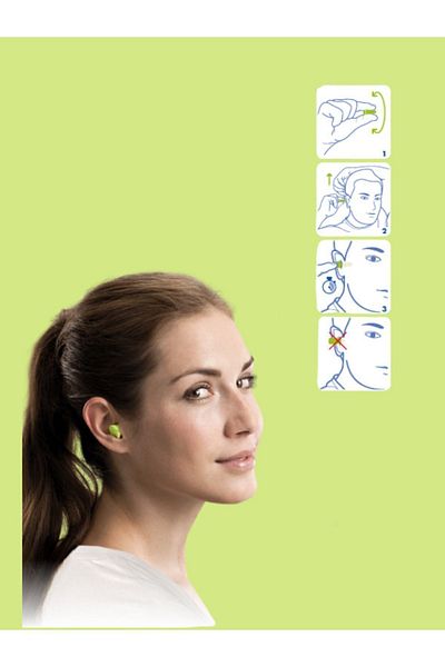 MOLDEX Contours (7403) دراسة مريحة مصممة - سدادات أذن للنوم - 10 أزواج - مقاس صغير
