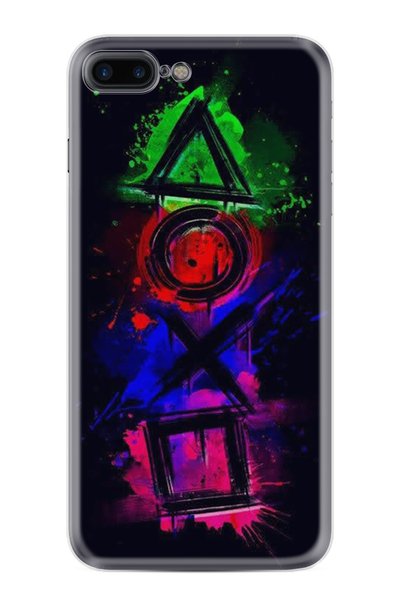 Arvencase Apple iPhone 7-8 Plus Case Cover Happy Series Silicone Ip-7Plus Stk...