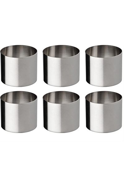 Nar kalıp Narkalıp Round Single Parfe Cake Mold Depth 5cm Diameter 6cm 6 Pieces