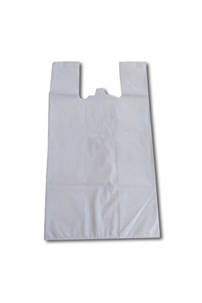 MG HOME 1 KG ADET KURBAN POŞETİ 45X75 KALIN KOKUSUZ KALIN ÇÖP POŞETİ ATLET POŞET BÜYÜK BOY BEYAZ POŞET