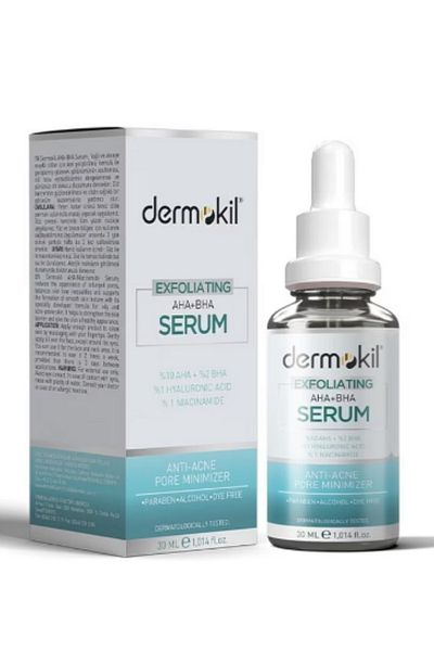 Dermokil Exfoliating Aha+Bha Niacinamide Serum for Acne and Acne-Prone Skin 30 ml