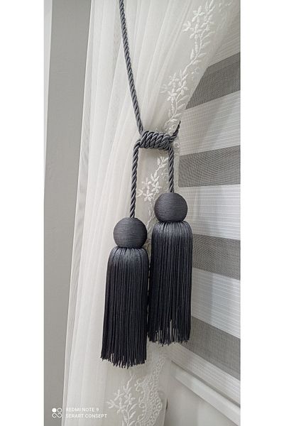 serART Elite Model Backdrop And Double Breasted Curtain Lacing Ceiling Collection Bracol Anthracite