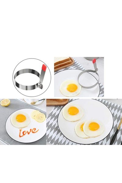 Nar kalıp 4 Pieces 9cm Narkalıp Round 0mlet and Crepe Baking Mold