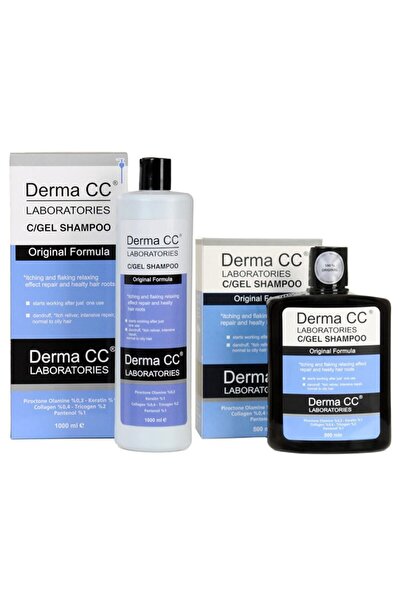 Derma CC LABORATORIES C/GEL 500 ml and 1000 ml Shampoo Set with Pump
