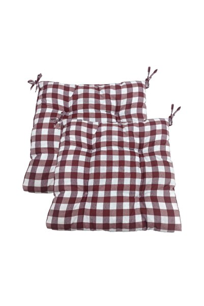 GÜLLÜCE HOME 3'li Pötikare-slikon Elyaf Dolgulu-yıkanabilir-sandalye Minderi-...