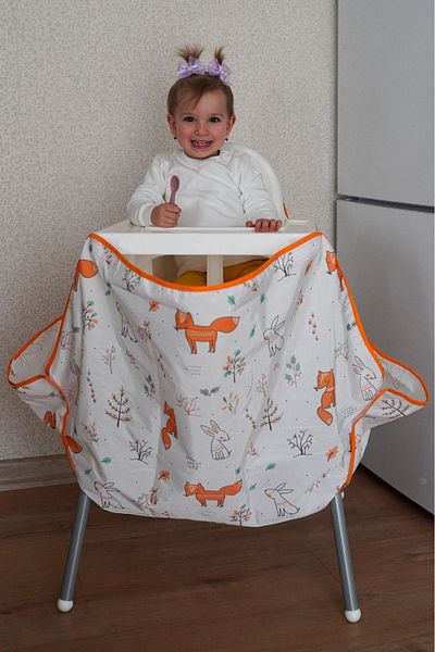 IKEA Set of Mat and Cover for High Chair