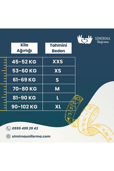 Simirna Üniforma Chirurgical Asistentă Scrubs Jersey Alb Single Top