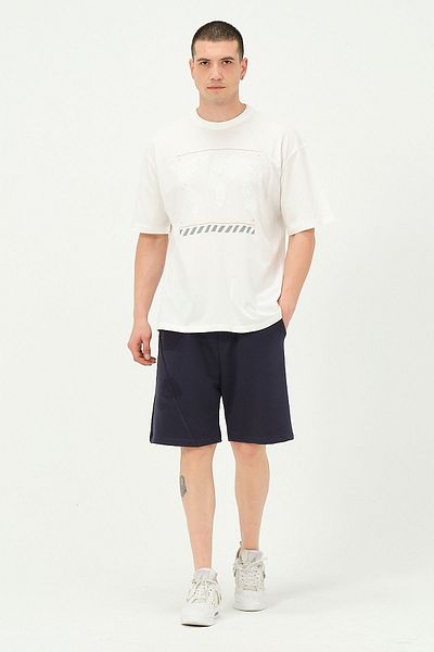 Owut Collection Ανδρικό σορτς Navy Blue Basic με τσέπη