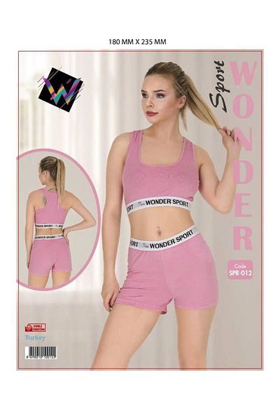Emir Store Thick Strap Suit Set with Short Shorts