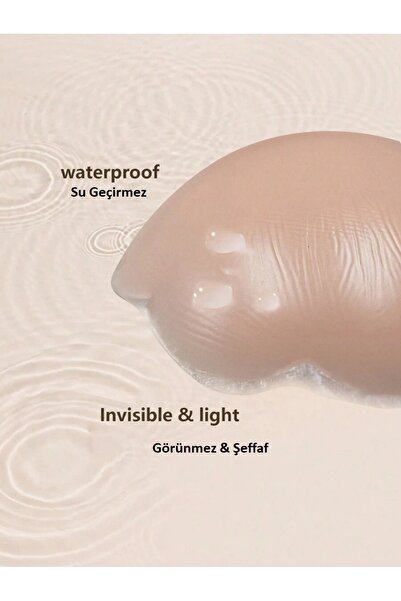 RENKLİFİRSATLAR Γυναικείο Super Sticky - Αδιάβροχο στήθος σιλικόνης, 4 Pairs Concealer (4 * 2)