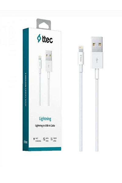 Ttec İphone şarj kablosu 100cm 2.4A hızlı şarj TTEC