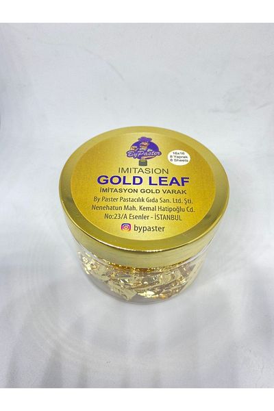 By Paster 8 Sheets Gold Foil