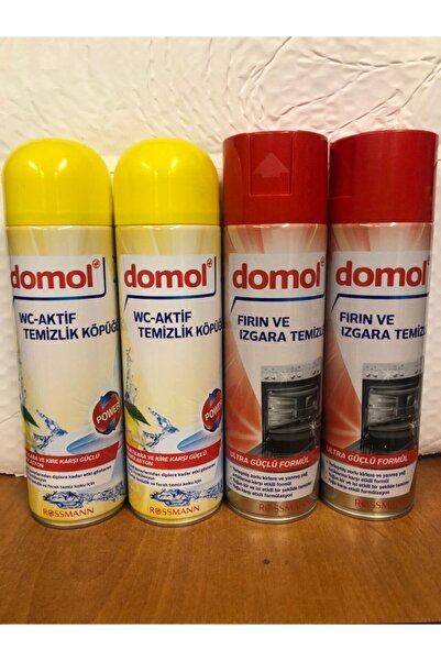 DOMOL Tuvalet Temizleme Köpüğü Ve Fırın & Izgara Temizleyici Köpük