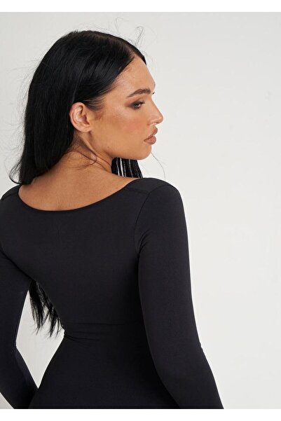 İBABUTİK Women's Polemid Fabric Sports Jumpsuit