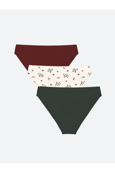 LC Waikiki 3 db mintás bikini bugyi csomag