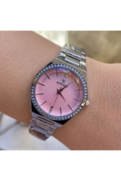 Reward Pink Stone Women's Wristwatch