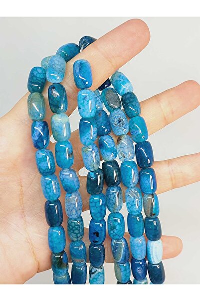 Yasamtohumu 8x12 мм ПІВРЯДНА Капсула з агату - довжина 18 см (49442)