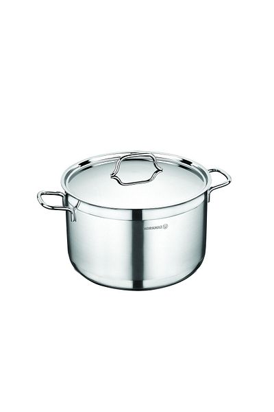 KORKMAZ Alfa Stainless Steel Cookware Pot, Capacity 26 Cm
26x13cm / 6.8l.