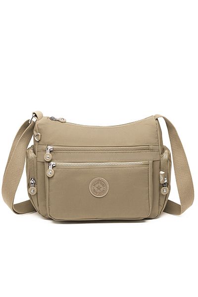 SMART BAGS Geantă de damă Messenger Crinkle Fabric 1115 Camel