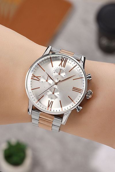 polo55.sport.1855 Classic Design Metal Band Unisex Wristwatch