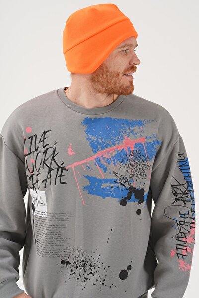 Cosy Club Shop Erkek Neon Turuncu Kulak Koruyuculu Kışlık Soğuk Geçirmez Outdoor Sıcak Tutan Iç Dış Polar Bere