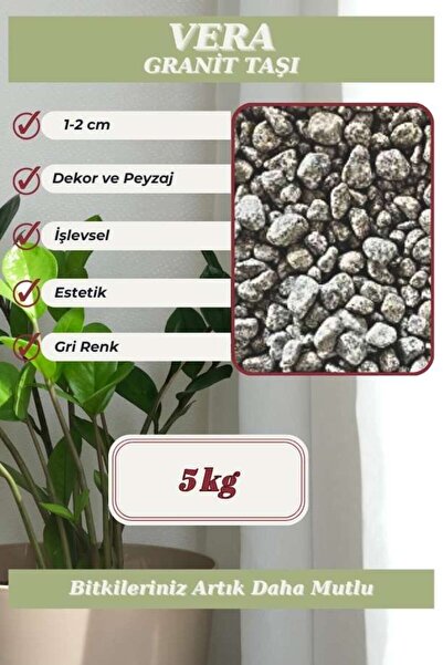 MF Botanik Gri Granit Taşı 1-2 CM 5 KİLOGRAM