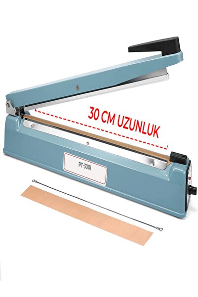 FNT 30 Cm Demir Gövde Poşet Ağzı Yapıştırma Makinesi