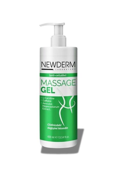 NEWDERM Masaj Jeli Selülit Jeli Anti Cellulite Massage Gel 400 ML