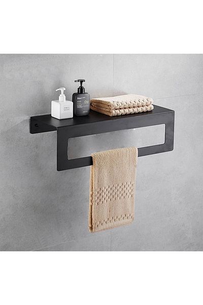 binome mobile Ματ Μαύρη Μεταλλική Πετσέτα Binome Design