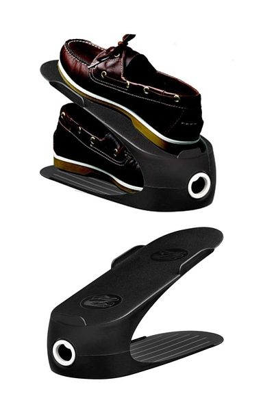 morponi 24 Pieces Space Saving Shoe Ramp Organizer