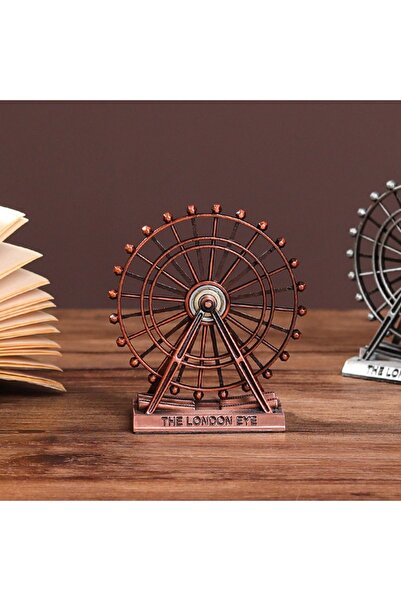 WINTER HOUSE London Eye Metal Dönme Dolap Biblosu - Eşsiz Avrupa Retro Dekorasyonu