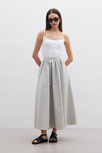 Manuka PREMIUM SKIRT WITH FLOWER GREEN